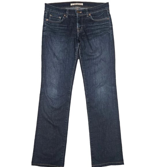 J Brand Dark Wash Straight Jeans Size 27 - Made in USA - Picture 1 of 9
